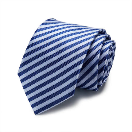 blue striped ties