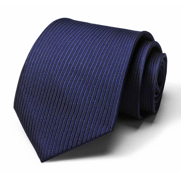 blue jacquard woven silk ties