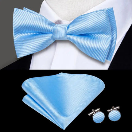 plain colored bow ties